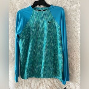 Nike Swim NWT Aqua Dri-Fit Long Sleeve Women’s Swim Shirt. Size XL